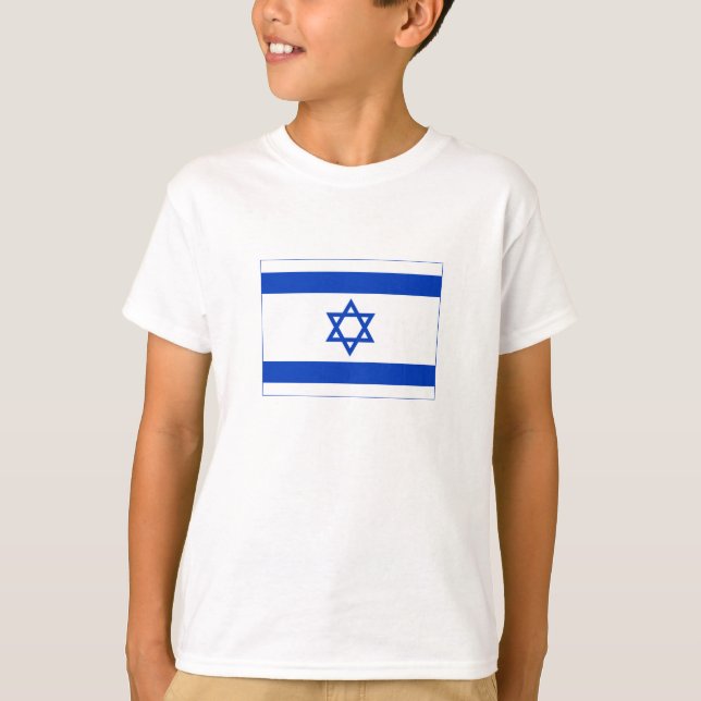 Camiseta Bandeira de Israel (Frente)