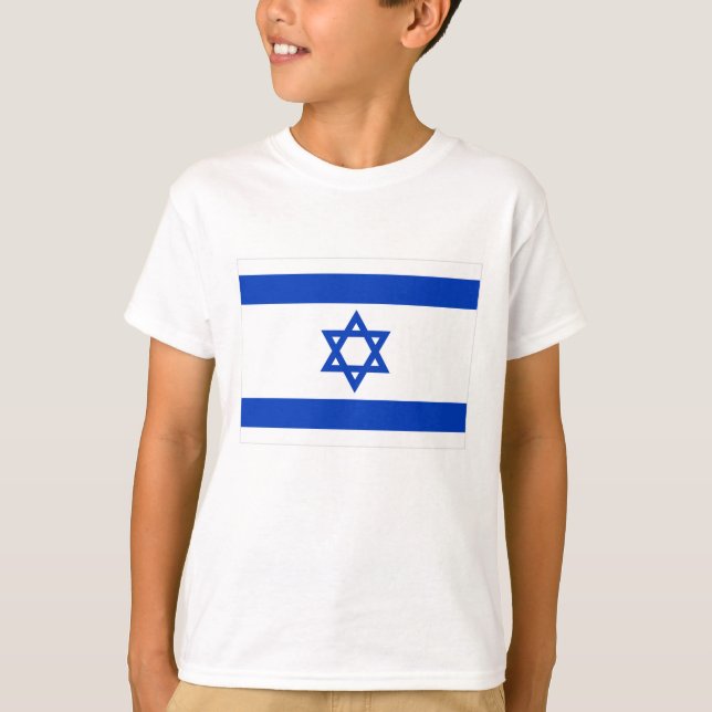 Camiseta Bandeira de Israel (Frente)