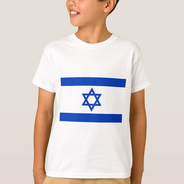 Camiseta Bandeira de Israel (Frente)