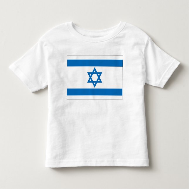 Camiseta Bandeira de Israel (Frente)