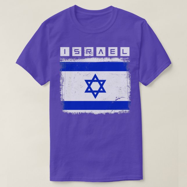 Camiseta Bandeira De Israel (Frente do Design)