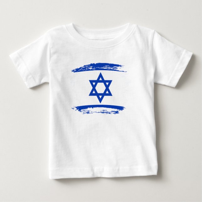 Camiseta bandeira de Israel (Frente)