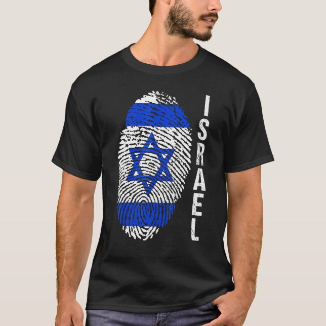 Camiseta Bandeira de Israel (Frente)