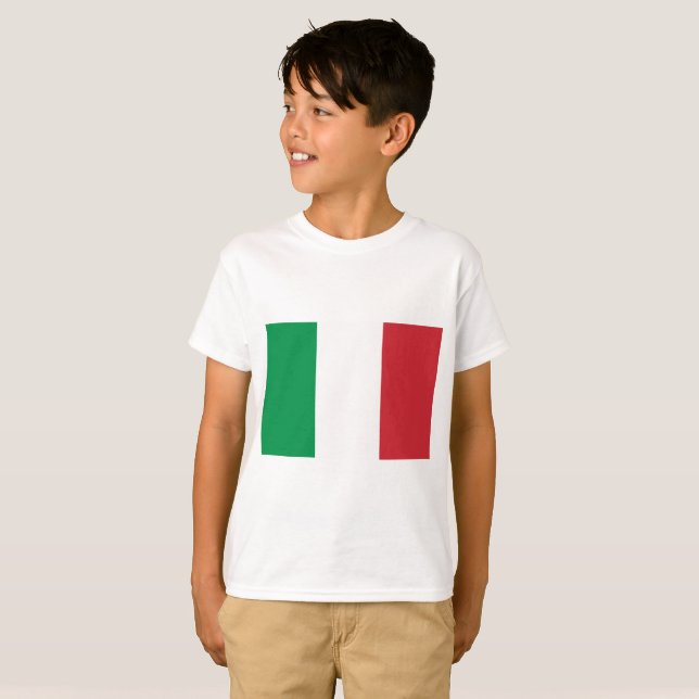 Camiseta Bandeira de Italia (Frente Completa)