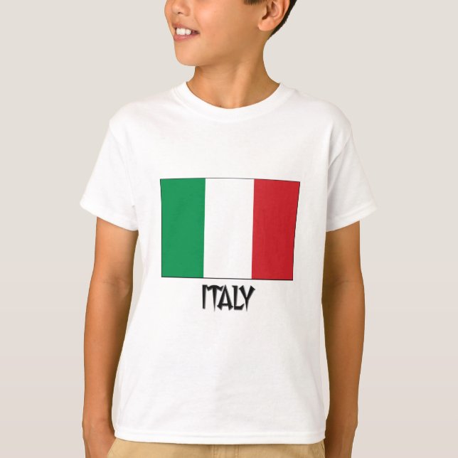 Camiseta Bandeira de Italia (Frente)