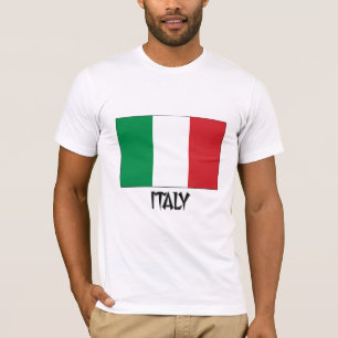 Camiseta Bandeira de Italia
