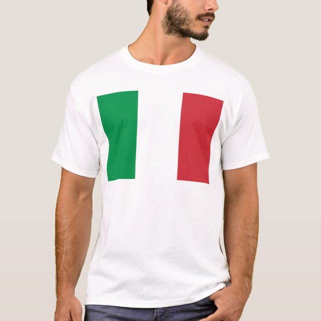 Camiseta Bandeira de Itália (Frente)