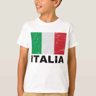 Camiseta Bandeira de Itália Vintage