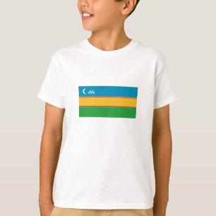 Camiseta Bandeira de Karakalpakstan