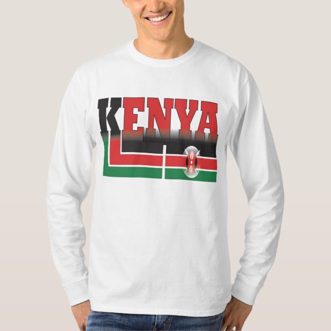CAMISETA BANDEIRA DE KENYA (Frente)