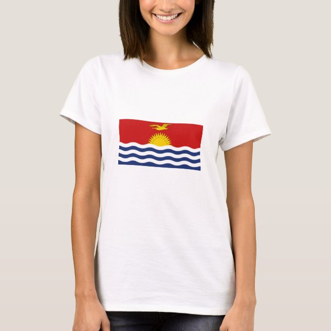 Camiseta Bandeira de Kiribati (Frente)
