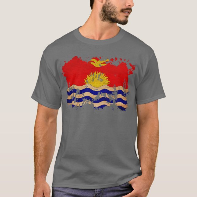 Camiseta Bandeira de Kiribati (Frente)