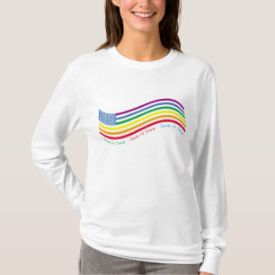 Camiseta Bandeira de LGBT