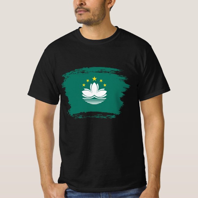 Camiseta Bandeira de Macau (Frente)