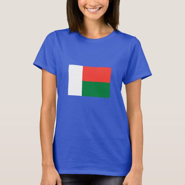 Camiseta Bandeira de Madagascar (Frente)