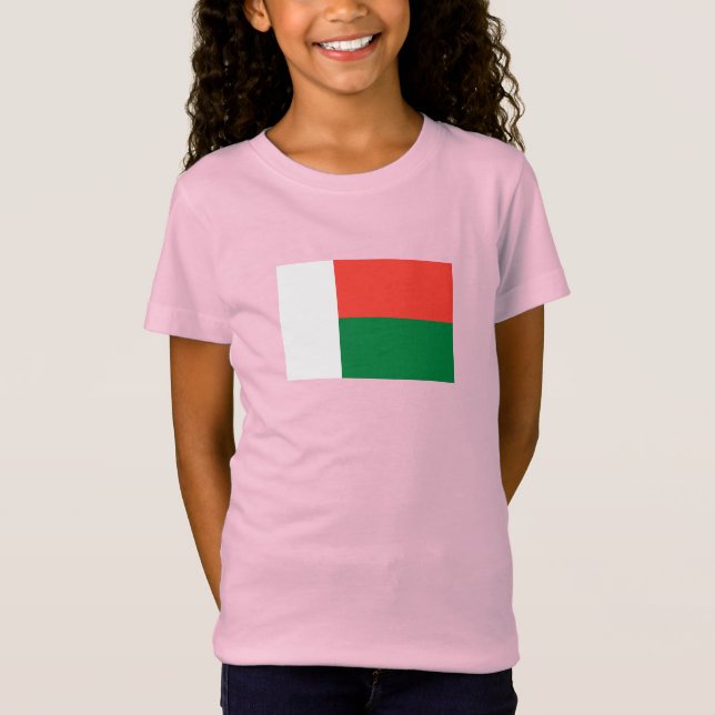 Camiseta Bandeira de Madagáscar (Frente)