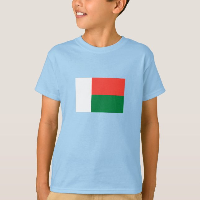 Camiseta Bandeira de Madagascar (Frente)