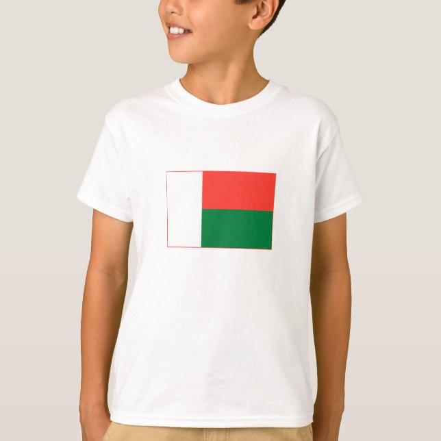 Camiseta Bandeira de Madagáscar (Frente)