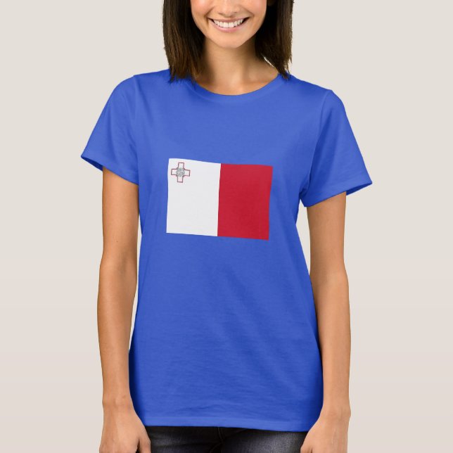 Camiseta Bandeira de Malta (Frente)