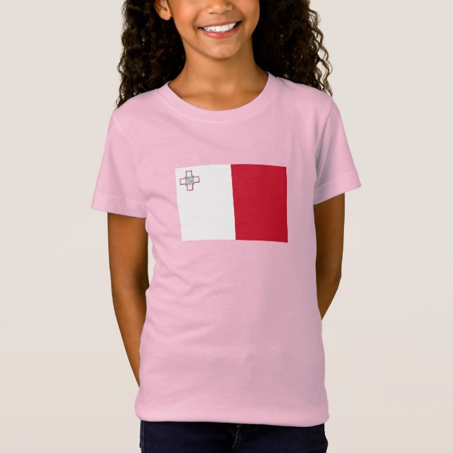 Camiseta Bandeira de Malta (Frente)