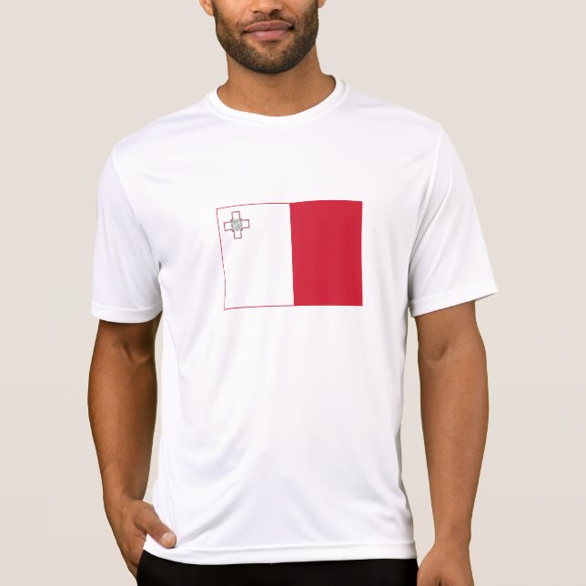 Camiseta Bandeira de Malta (Frente)
