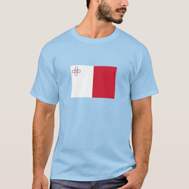 Camiseta Bandeira de Malta (Frente)