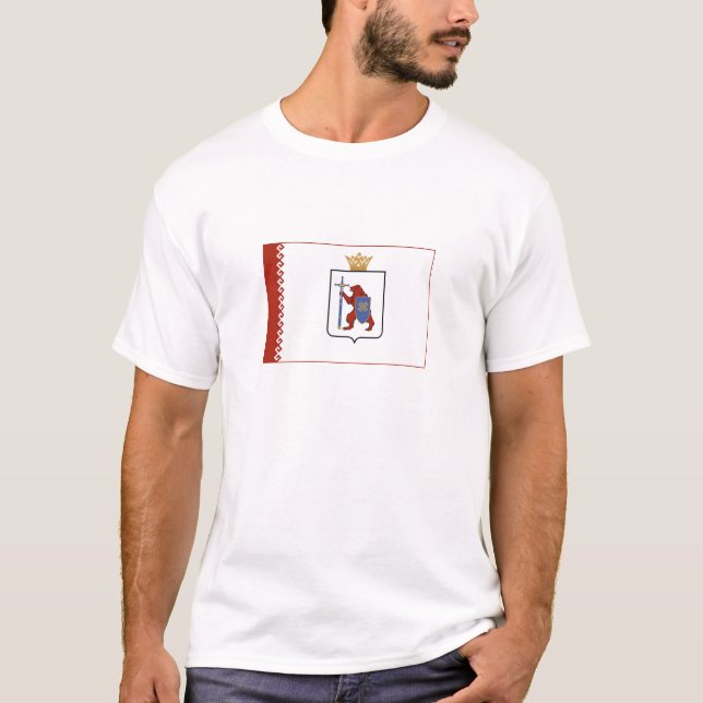 Camiseta Bandeira de Mari El (Frente)
