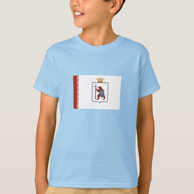 Camiseta Bandeira de Mari El (Frente)