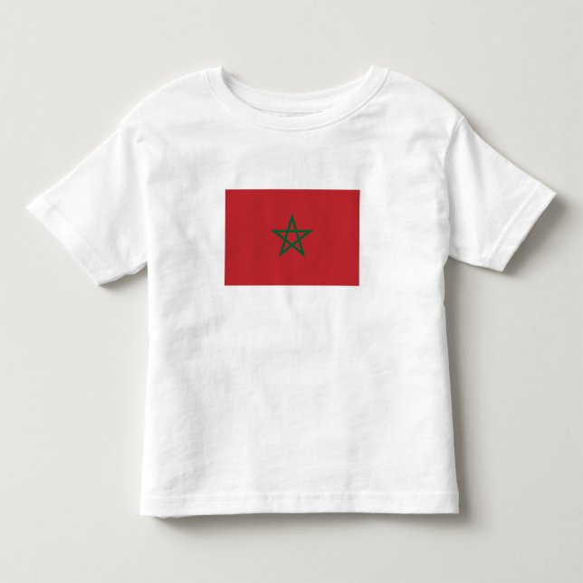 Camiseta Bandeira de Marrocos (Frente)