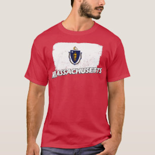 Camiseta bandeira de Massachusetts