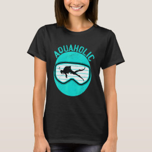 Camiseta Bandeira de Mergulho Americano de Mergulho Bandeir