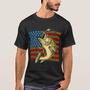 Camiseta Bandeira de mergulho em forma da Flórida para pesc