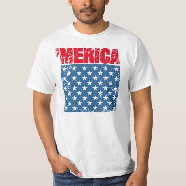 Camiseta ' Bandeira de Merican (Frente)