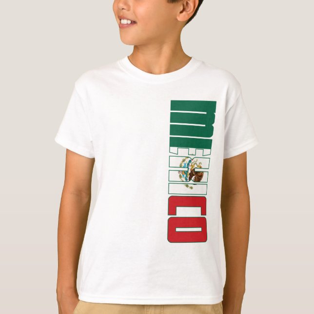 Camiseta Bandeira de México (Frente)