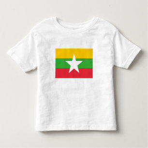 Camiseta Bandeira de Mianmar