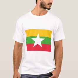 Camiseta Bandeira de Mianmar