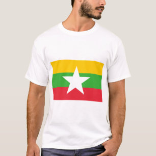 Camiseta Bandeira de Mianmar