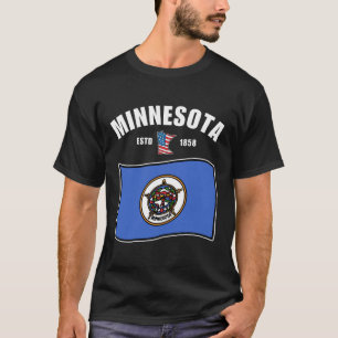 Camiseta bandeira de Minnesota