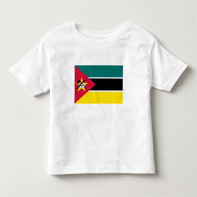 Camiseta Bandeira de Moçambique (Frente)