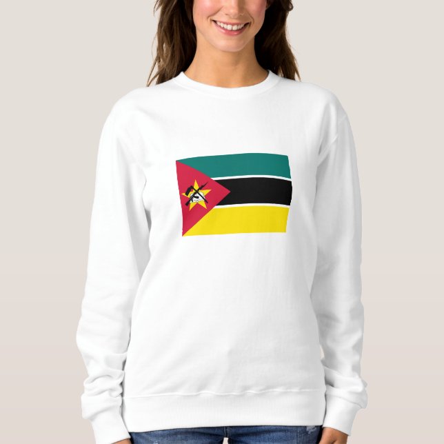 Camiseta Bandeira de Moçambique (Frente)