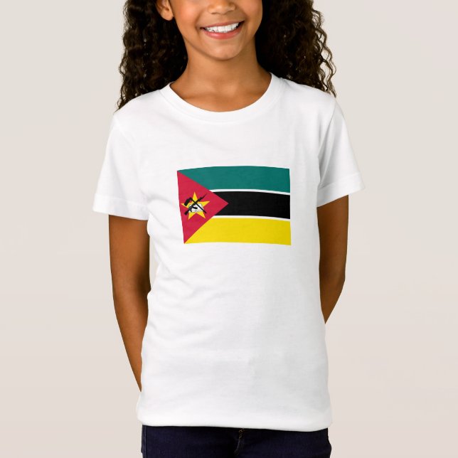 Camiseta Bandeira de Moçambique (Frente)