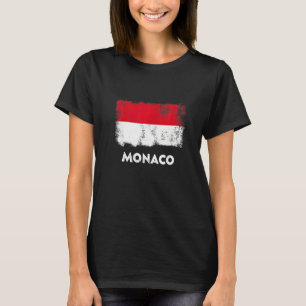Camiseta Bandeira de Mônaco