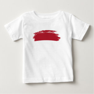 Camiseta bandeira de Mônaco