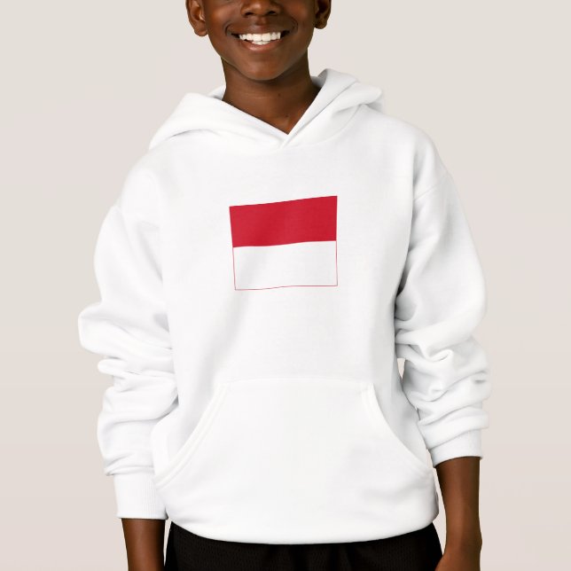 Camiseta Bandeira de Mônaco (Frente)