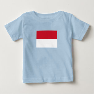 Camiseta Bandeira de Mônaco