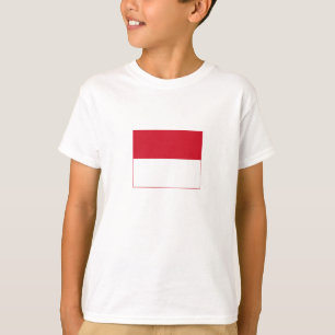 Camiseta Bandeira de Mônaco