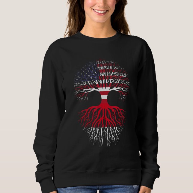 Camiseta Bandeira de Mônaco de Raízes Monacanas Cultivadas  (Frente)
