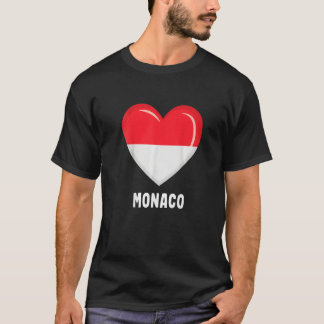 Camiseta Bandeira de Mônaco Monacan 2