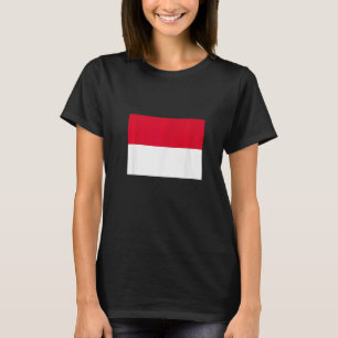 Camiseta Bandeira de Mônaco Premium
