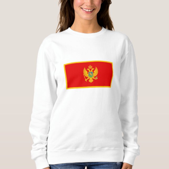 Camiseta Bandeira de Montenegro (Frente)
